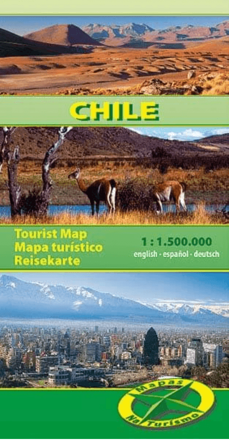 Landkaart Wegenkaart Chile Chili - Mapas Naturismo