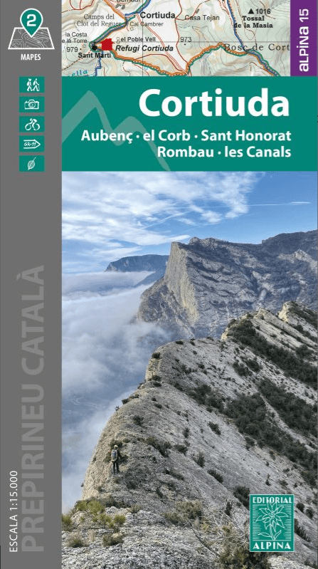 Wandelkaart 053 Cortiuda Catalonië - Editorial Alpina