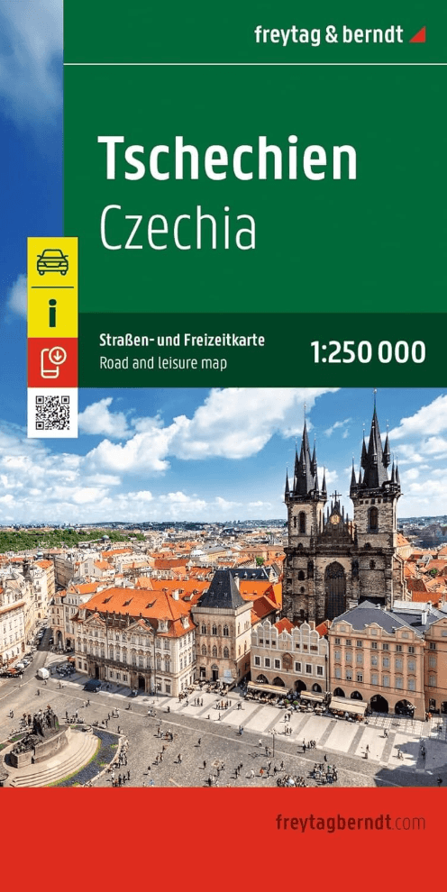 Landkaart Wegenkaart Tsjechische Republiek - Freytag & Berndt