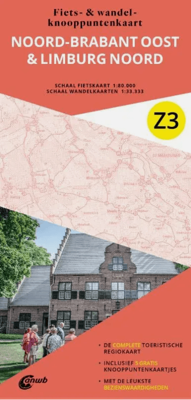 Wandelkaart Z3 Noord-Brabant Oost & Limburg Noord - Anwb Media