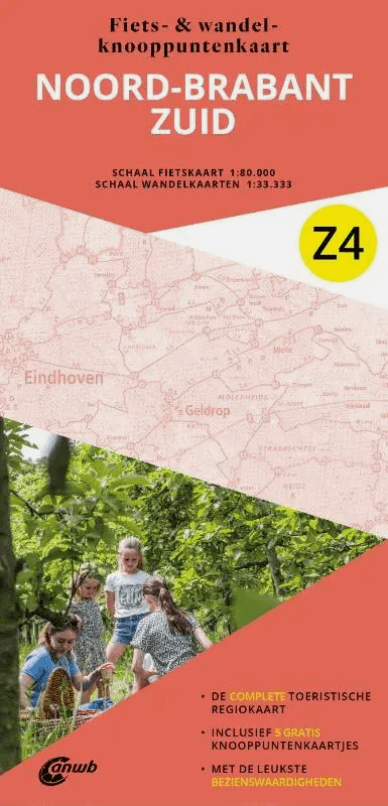 Wandelkaart Z4 Noord-Brabant Zuid (Eindhoven) - Anwb Media