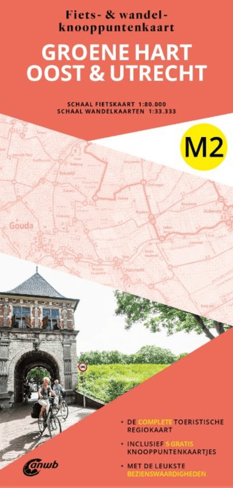 Wandelkaart M2 Groene Hart oost & Utrecht - Anwb Media
