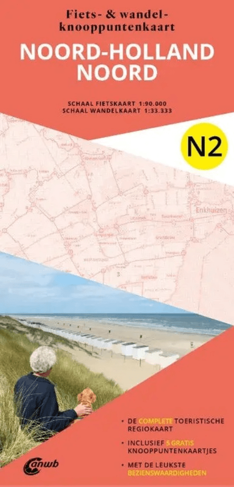 Wandelkaart N2 Noord-Holland Noord - Anwb Media