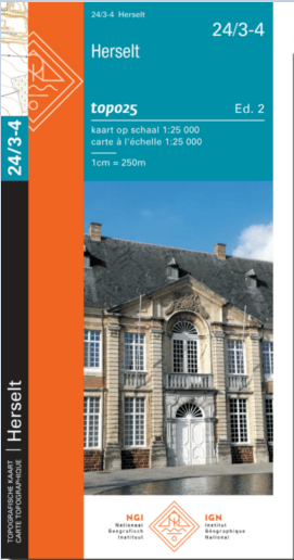 TOPO Wandelkaart 24/3-4 Herselt - NGI