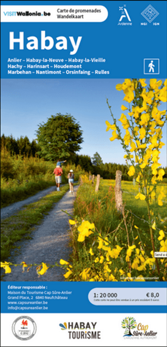 Wandelkaart Habay (prov) Luxemburg - NGI