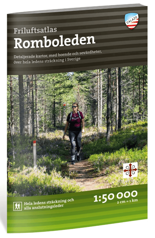 Wandelgids Friluftsatlas 058 Romboleden - Calazo Förlag