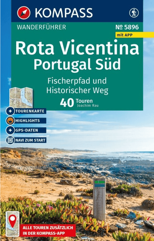 Wandelgids 5896 Rota Vincentina PORTUGAL SÜD - Kompass