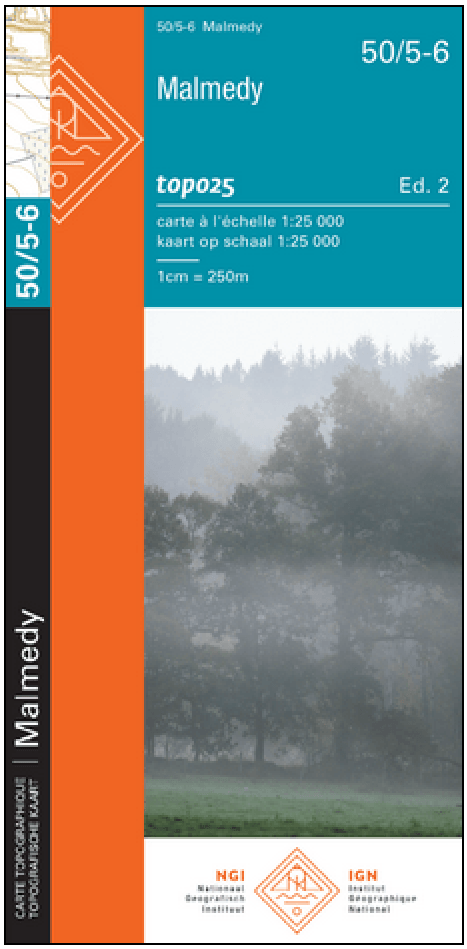 TOPO Wandelkaart 50A/5-6 Losheimergraben - NGI