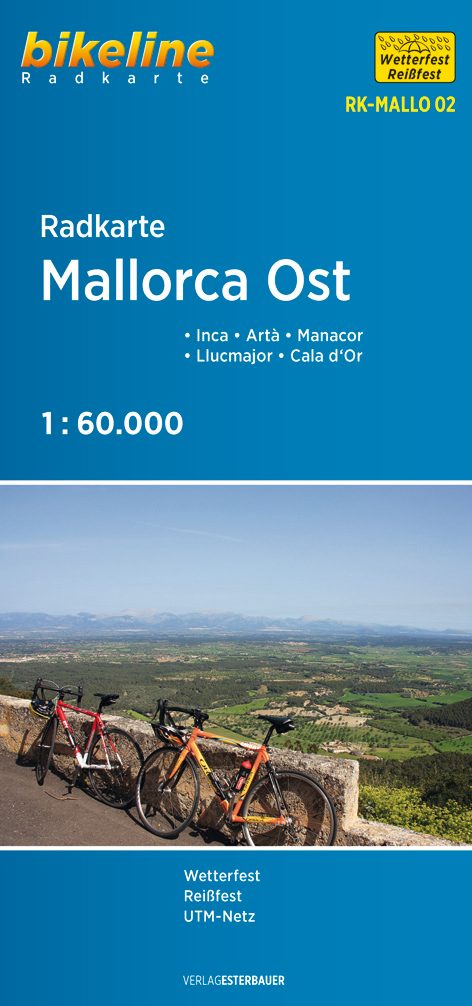 Fietstourkaart Mallorca Oost - Estenbauer