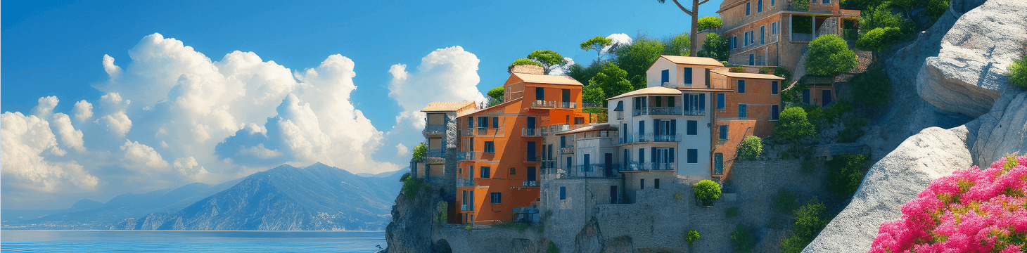 Cinque Terre National Park, Monterosso al Mare, Vernazza, Corniglia, Manarola, Riomaggiore, Sentiero Azzurro, Ligurië, Italië, Ligurische kust